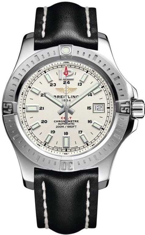 breitling colt 41 automatic|breitling colt 41 silver dial.